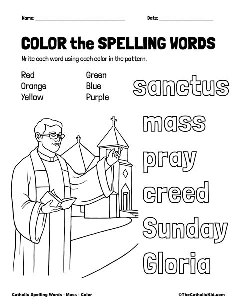 printable catholic worksheets