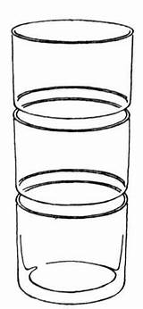 Vasos Bicchiere sketch template