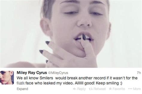 Miley Cyrus Adore You Video Leaked She Promises It Wasn T Her