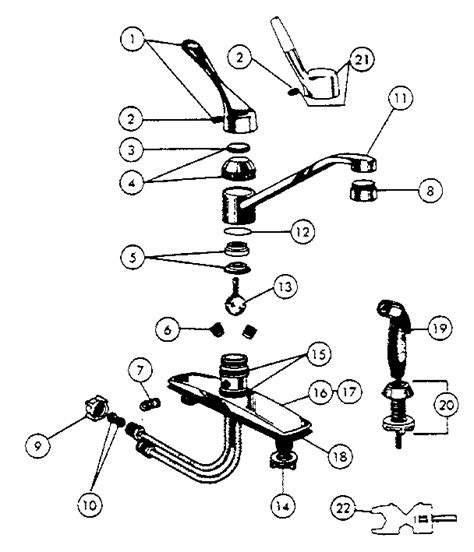 peerless kitchen faucet parts model  sears partsdirect