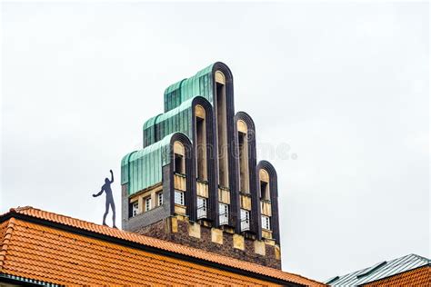 hochzeitsturm darmstadt deutschland stockbild bild von historisch aufsatz