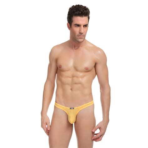 Cool Sexy Men S Ultra Thin Stretch Thongs Underwear Triangle Briefs