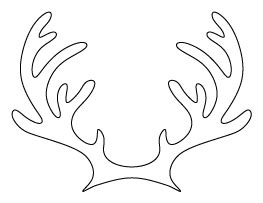 reindeer antlers pattern kickin  sawdust pinterest antlers