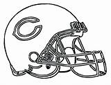 Bears Coloring Helmet Chicago Football Pages Logo Nfl Browns Cleveland Clipart Helmets Clip Packers Drawing Steelers Printable Cavaliers Sports Draw sketch template