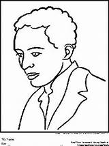 Coloring Online Hughes Langston Stevie Wonder sketch template