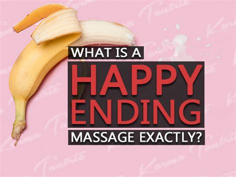 massage with happy ending telegraph