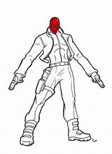 Hood Red Drawing Dc Coloring Pages Getdrawings Face Deviantart Template sketch template