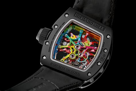 introducing  richard mille rm   tourbillon cyril kongo specs  price monochrome watches