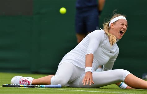 Wimbledon 2013 Azarenka Hurt In Win Puig Upsets Errani The