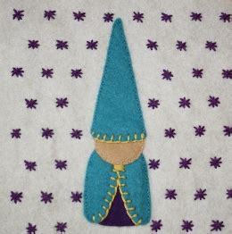 pattern gnome applique sewing