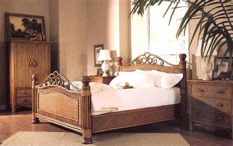 Wicker Bedroom Furniture Furniture American Rattan Wicker Bedroom