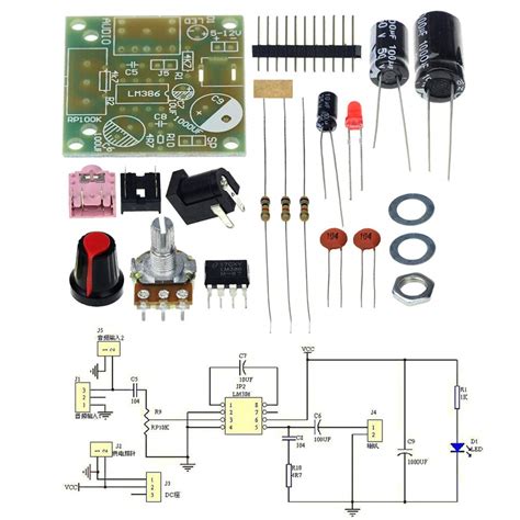amazoncom lm amplificador module board    super mini audio amplifier diy kit