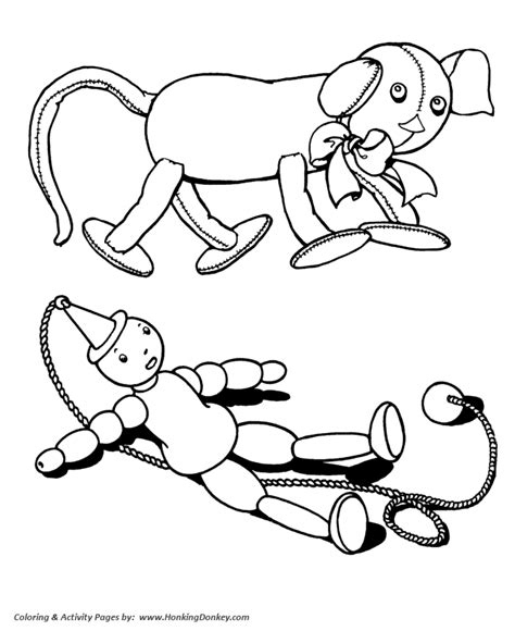 stuffed toy coloring pages toy animal coloring page  kids activity
