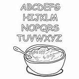 Alphabet Coloring Soup Pages Toddler Will Printable Letters Kid Momjunction Choose Board Want Make Preschool Kids Tortoise sketch template