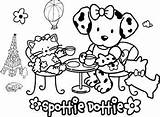 Spottie Dottie Sanrio sketch template