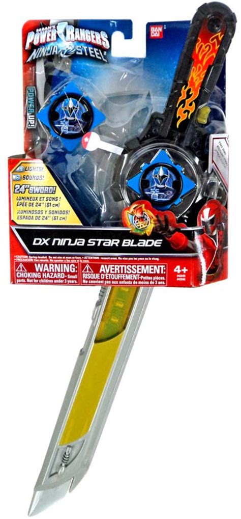 power rangers ninja steel dx ninja star blade roleplay toy bandai