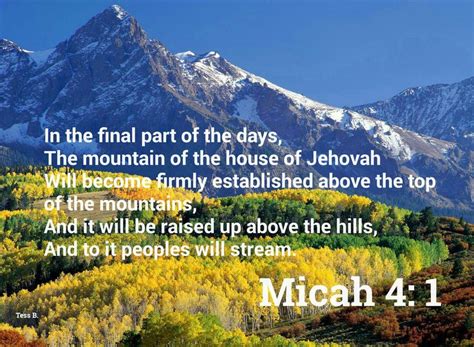 Micah 4 1