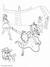 Coloring Barbie Princess Pages Popstar Printable Girls Colouring sketch template