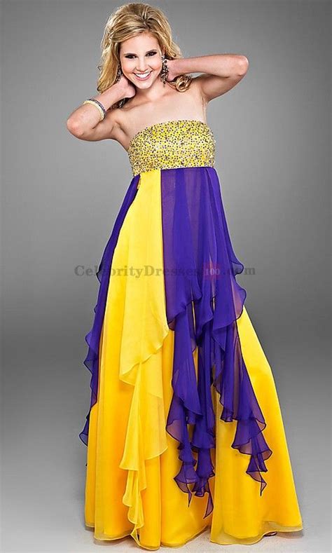 im  loving  dress    complementary  colors  yellow  purple yellow