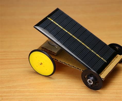 solar car diy mini car  steps  pictures