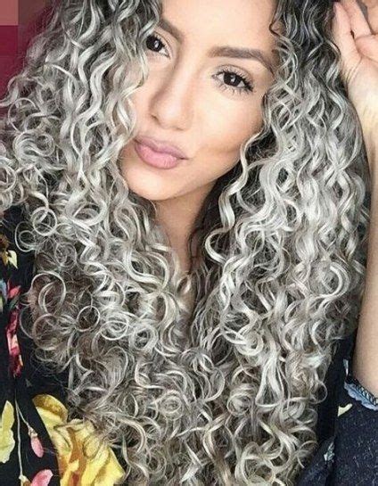 56 Ideas For Hair Dyed Silver Grey Dyed Curly Hair