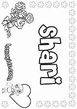Coloring Shari Color Print Pages sketch template