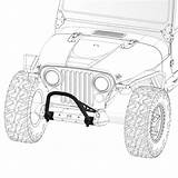 Jeep Cj7 Coloring Cj sketch template