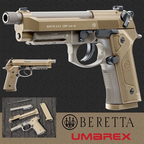 sponsored beretta ma full metal  bb pistol airgun magazine