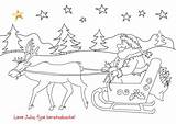 Kerstman Kleurplaat Slee Kleurplaten Kaartje2go Kaarten sketch template