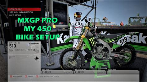 mxgp pro   bike setup   setup  bike youtube