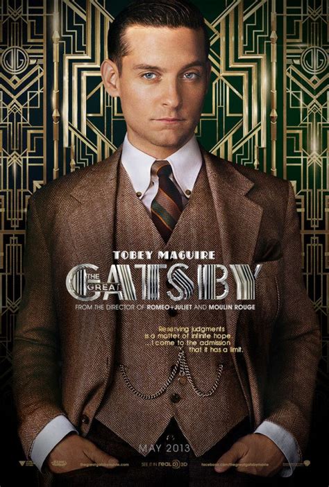 great gatsby character posters featuring leonardo dicaprio carey mulligan  tobey maguire