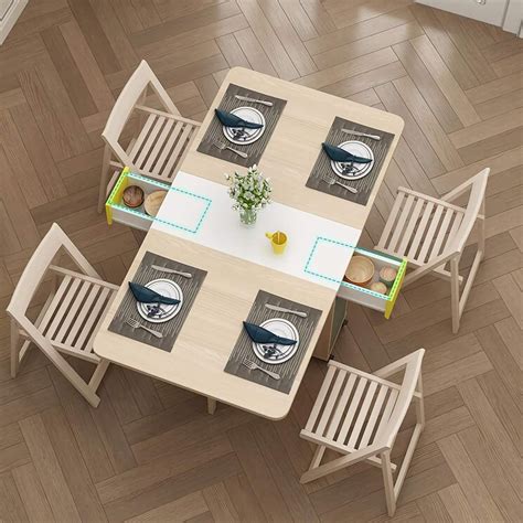 drop leaf dining table   chairs  pieces wooden kitchen table set