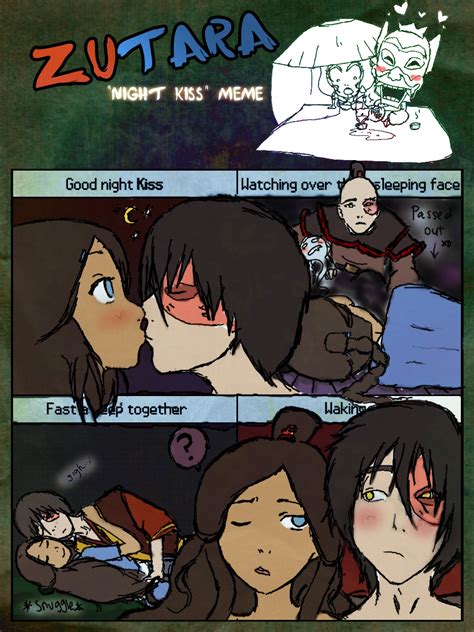 [zutara] night kiss meme by zutaralives on deviantart