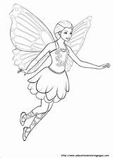Barbie Mariposa Coloring Pages Printable Girls Colouring Book Pdf Educationalcoloringpages sketch template
