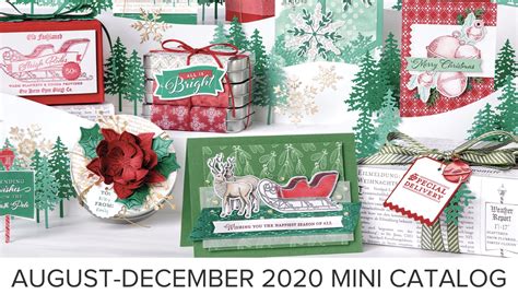 2020 Stampin Up August December Holiday Mini Catalog