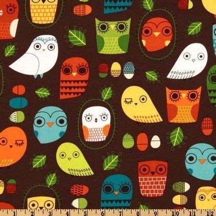 guest picks   nursery  hoot  owl fabric owl fabric