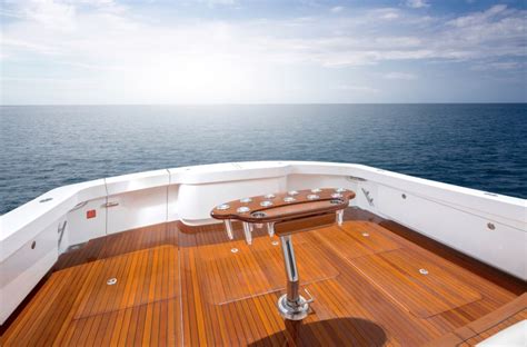 properly maintain  sportfishing  motor yacht teak deck    longevity