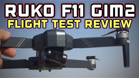 ruko  gim km drone flight test review youtube