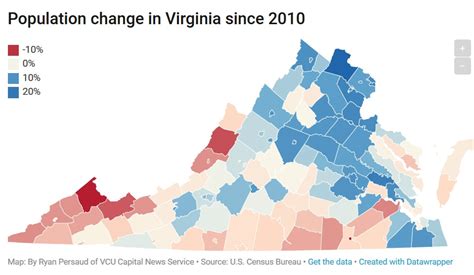 northern virginia population shows  signs  slowing