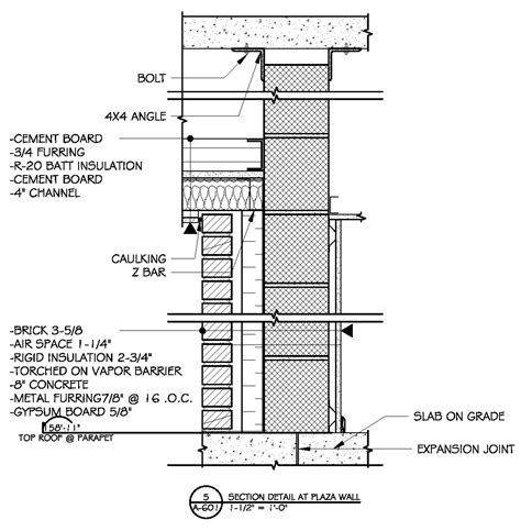 wall sections detail drawings  raymond alberga  coroflotcom