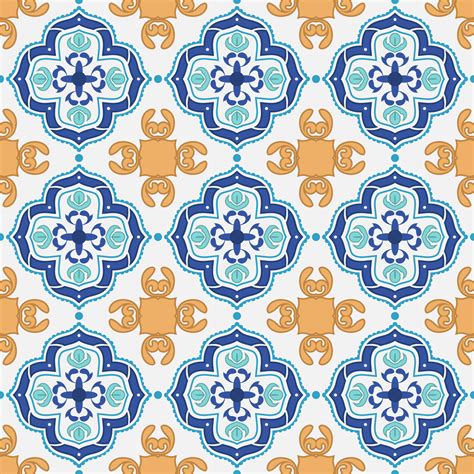 decorative tile pattern design vector illustration