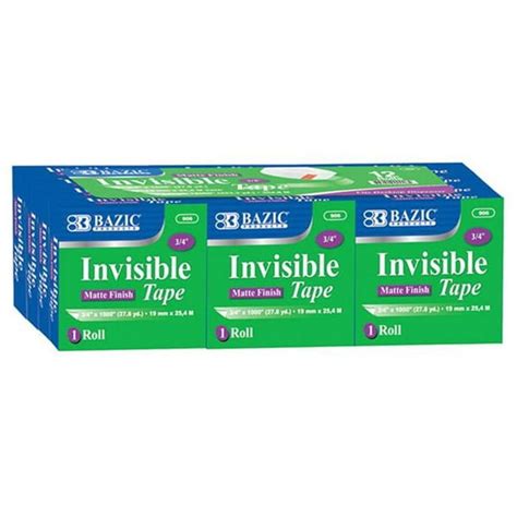 bazic products bazbn   bazic refill invisible tape walmartcom walmartcom