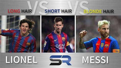 Long Hair Messi Vs Short Hair Messi Vs Blonde Hair Messi