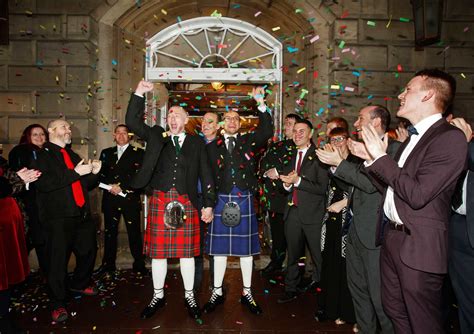 scotland s first same sex marriages take place on new year s eve time
