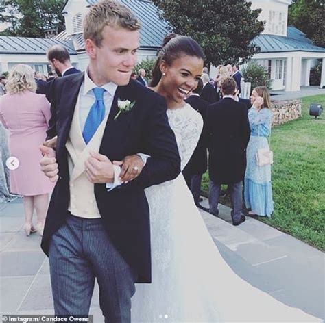 candace owens  welcomes baby boy  british husband george farmer daily mail