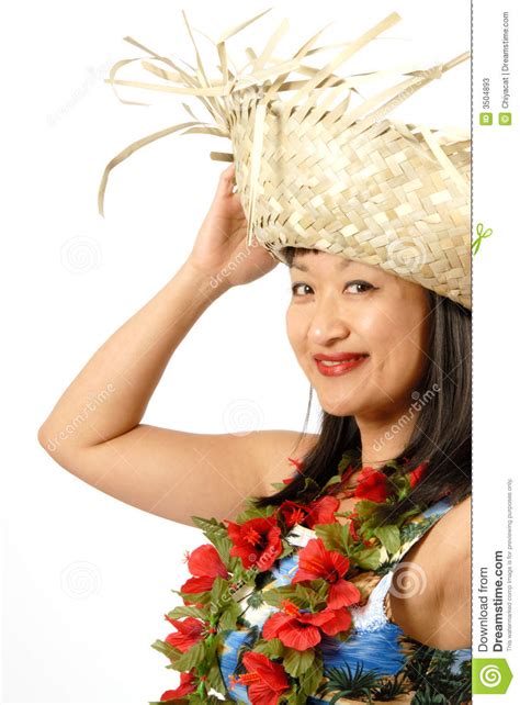 hawaiian girl stock image image of long cute united