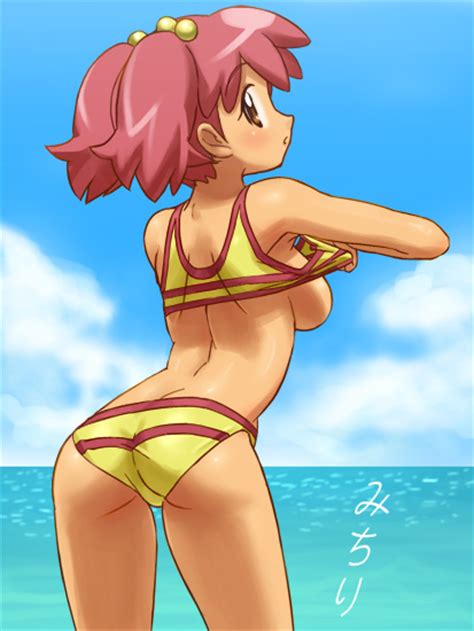 rule 34 ass beach bikini breasts haruyama hinata natsumi keroro gunsou natsumi hinata not