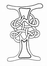 Celtic Alphabet Pages Coloring Drawing Knots Color Tree Getdrawings Getcolorings Life Printable sketch template