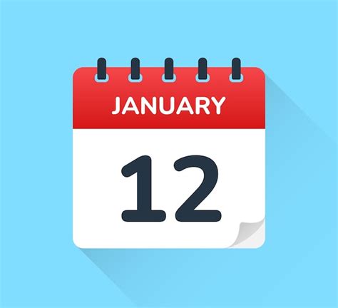 premium vector january  date  calendar