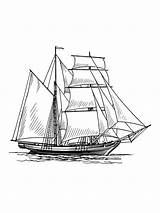 Sailboat Segelboot Malvorlagen Ausdrucken sketch template